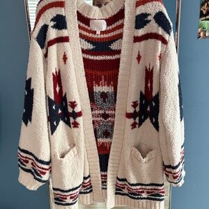 Women’s M Patterned Cardigan
